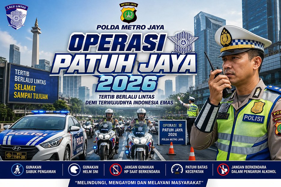 Per 26 Oktober 2026 Polda Metro Jaya Operasi Patuh Jaya Selama 14 Hari, Razia Wajib Divideokan